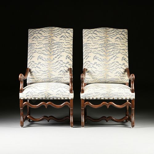 A PAIR OF LOUIS XIV STYLE SCALAMANDR  3811af