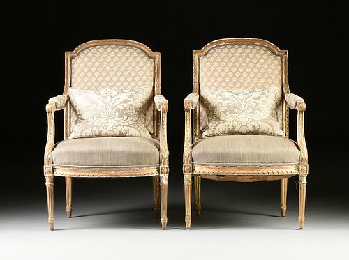 A PAIR OF LOUIS XVI STYLE FORTUNY