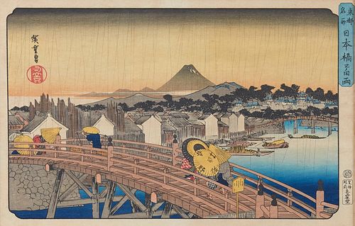 HIROSHIGE SHOWER ON NIHONBASHI 381290