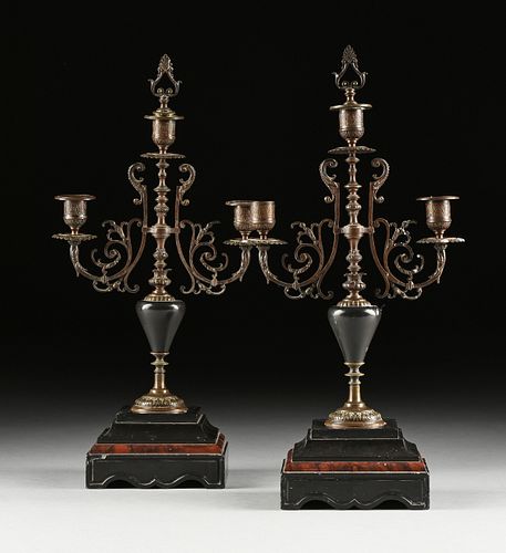 A PAIR OF BELLE EPOQUE BRONZE AND 381325