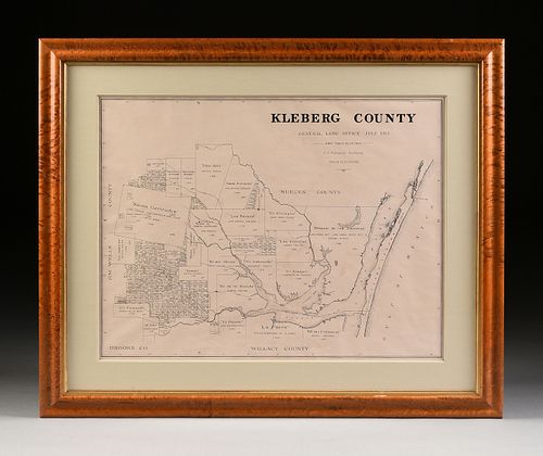 A FACSIMILE CADASTRAL MAP, "KLEBERG