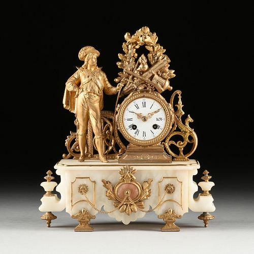 A RENAISSANCE REVIVAL GILT SPELTER