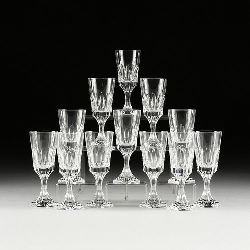 A SET OF TWELVE BACCARAT D ASSAS  3813d0