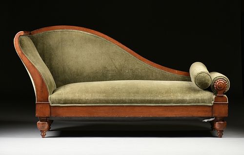 A BIEDERMEIER VELVET UPHOLSTERED 3813d6