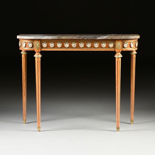 A LOUIS XVI REVIVAL STYLE MARBLE