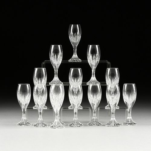 A SET OF FOURTEEN BACCARAT MASSENA  381443