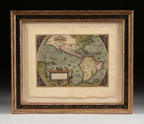 A RENAISSANCE MAP AMERIC SIVE 3814ce