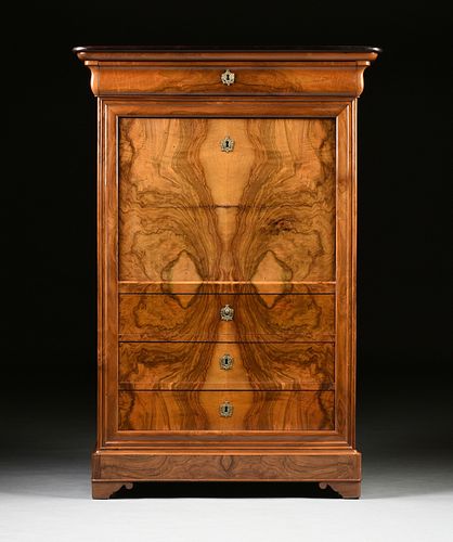 A LOUIS PHILIPPE WALNUT AND MAPLE 3816a0