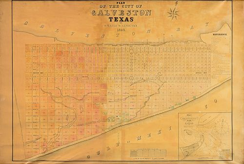 AN ANTIQUE MAP PLAN OF THE CITY 3816e5