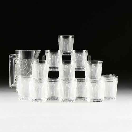 AN R. LALIQUE BAHIA CLEAR GLASS