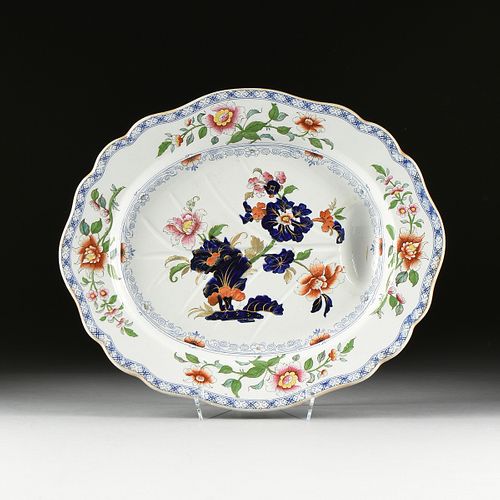 A WILLIAM IV IRONSTONE MEAT PLATTER  38176d