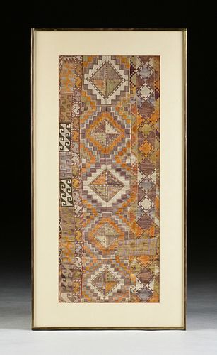 A CAUCASIAN POLYCHROME WOVEN TEXTILE