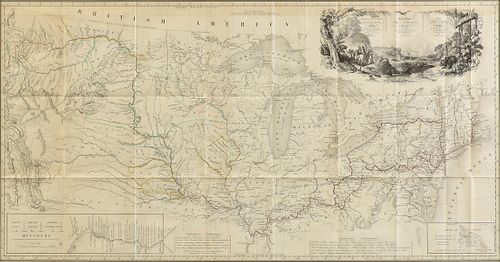 AN ANTIQUE MAP, "MAP TO ILLUSTRATE