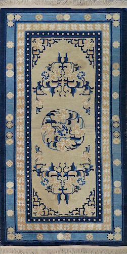 19TH C CHINESE WOOL AND COTTON 381818