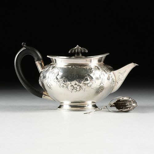 A ROBERT GARRARD STERLING TEAPOT