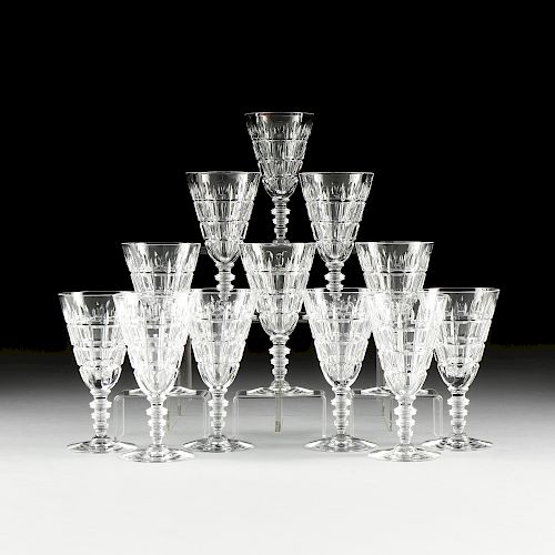 A SET OF TWELVE HAWKES CUT GLASS 3819a8