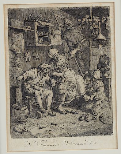 CORNELIS DUSART "DE VERMAARDE SCHOENMAKER"