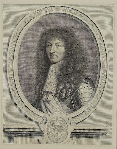 ROBERT NANTEUIL PORTRAIT OF LOUIS