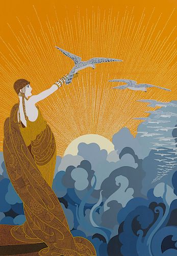 ERTE "WINGS OF GLORY" SILKSCREENErte