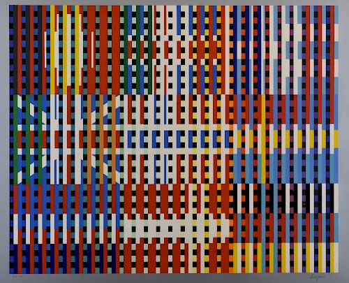 YAACOV AGAM FLAGS OF ALL NATIONS EUROPE  381a31