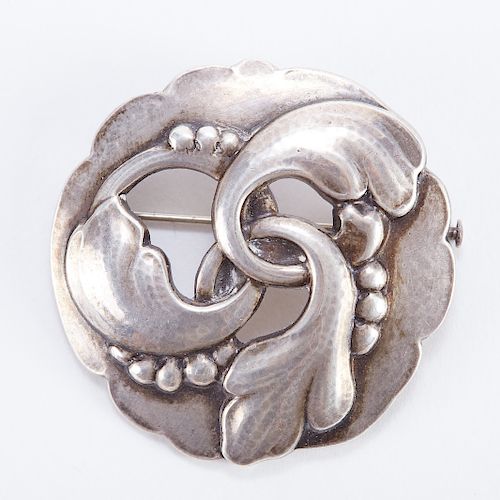 GEORG JENSEN SILVER BROOCHGeorg 381a4d