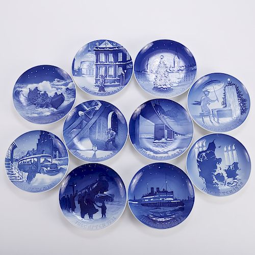 BING AND GRONDAHL CHRISTMAS PLATES 1930SBing