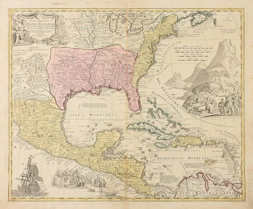 AN ANTIQUE MAP REGNI MEXICANI 381b0d