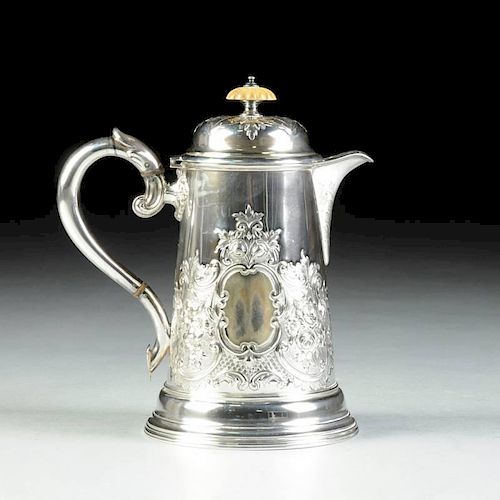 A VICTORIAN SILVER PLATED HOT WATER
