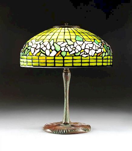 A TIFFANY STUDIOS BANDED DOGWOOD