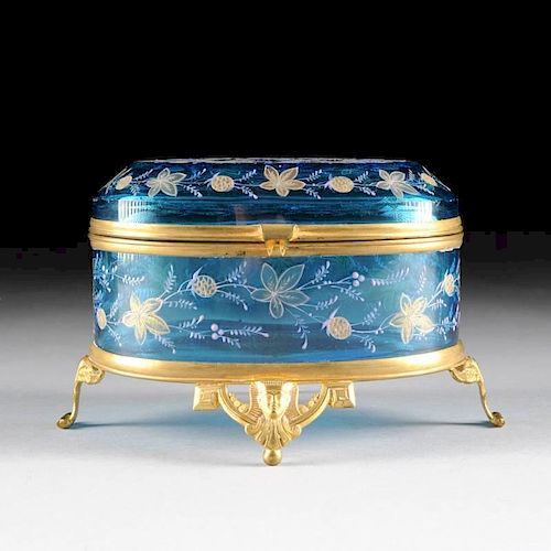 A FRENCH LIGHT BLUE PERFUME CASKET 381d87