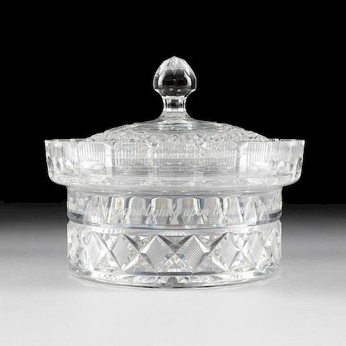 A WATERFORD CUT CLEAR CRYSTAL MILLENNIUM  381dae