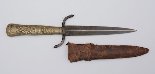 1845 AMERICAN DAGGER W ORIGINAL LEATHER