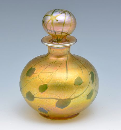 LOUIS COMFORT TIFFANY DECORATED FAVRILE