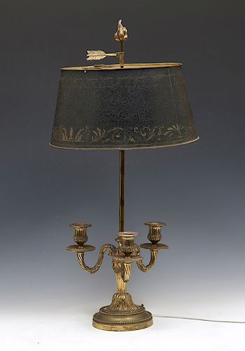 FRENCH BOULETTE LAMP WITH TOLE