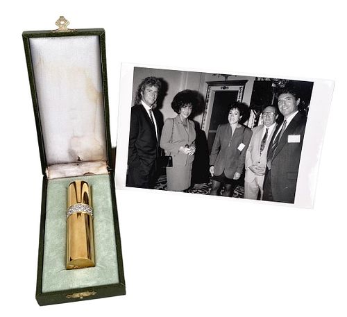 18K GOLD CASED ELIZABETH TAYLOR  381fa0