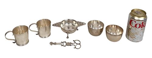GROUP STERLING SILVER TABLE WAREScomprising: