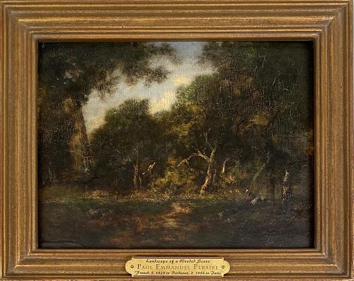 PAUL EMMANUEL PERAIRE, WOODED LANDSCAPE