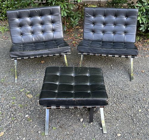 PAIR KNOLL BARCELONA CHAIRS ONE 382026