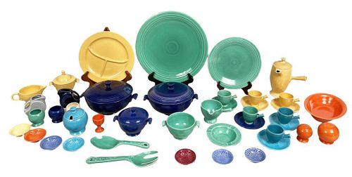 LARGE ESTATE GROUP VINTAGE FIESTAWARE 38202a