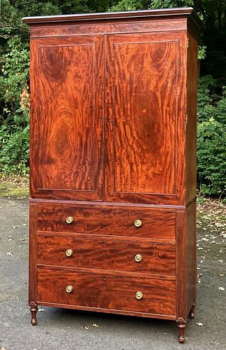 BALTIMORE FEDERAL CARVED MAHOGANY 3820b4