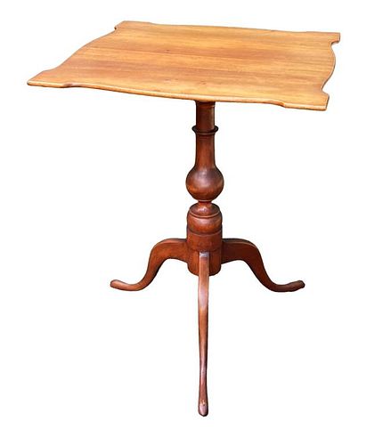 NE MAHOGANY TIP TOP CANDLESTANDwith 382107