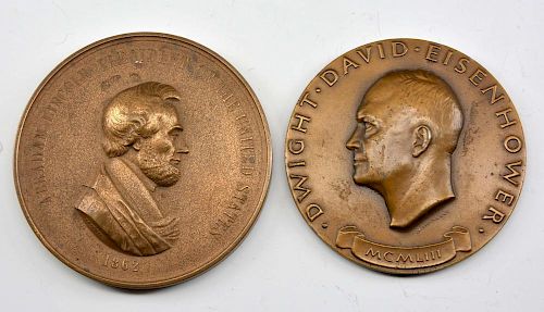 LINCOLN 1862 INDIAN PEACE MEDAL
