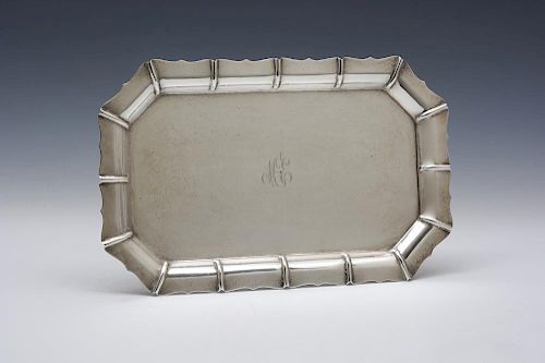 LARGE STERLING SILVER SERVING TRAYLarge