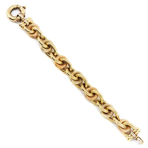 14K YELLOW ROSE GOLD HEAVY CHAIN 3821eb