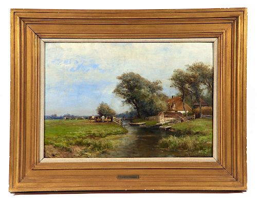 P A SCHIPPERNS FARM SCENE WITH 382236