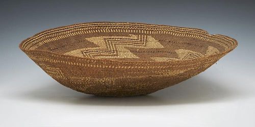 LARGE NATIVE AMERICAN BASKET, 20"DIALarge