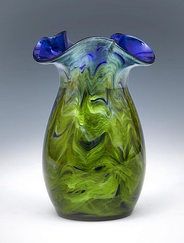 LOETZ TITANIA ART GLASS VASE WITH