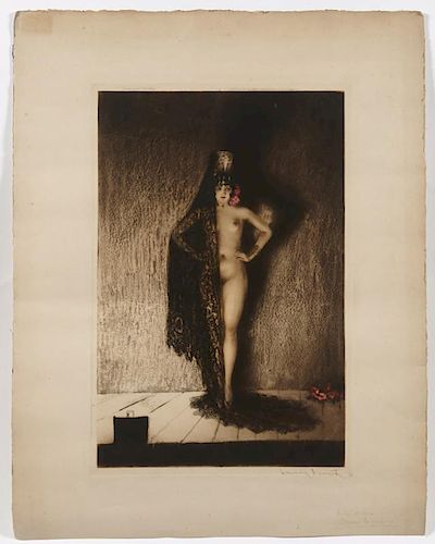 LOUIS ICART, ETCHING AND AQUATINT,