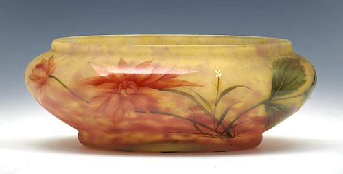 LORRAIN ART GLASS BOWL WITH OBVERSE 382324