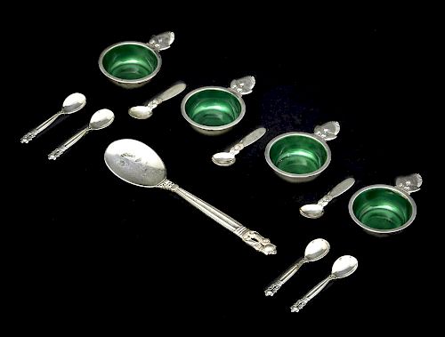 12 GEORG JENSEN STERLING ITEMS12